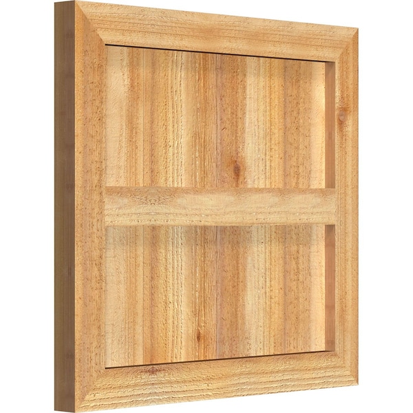 Framed Board-n-Batten Shutters, Rough Sawn Western Red Cedar, 21 1/2W X 20H